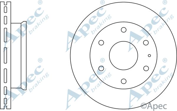 APEC BRAKING Тормозной диск DSK2806